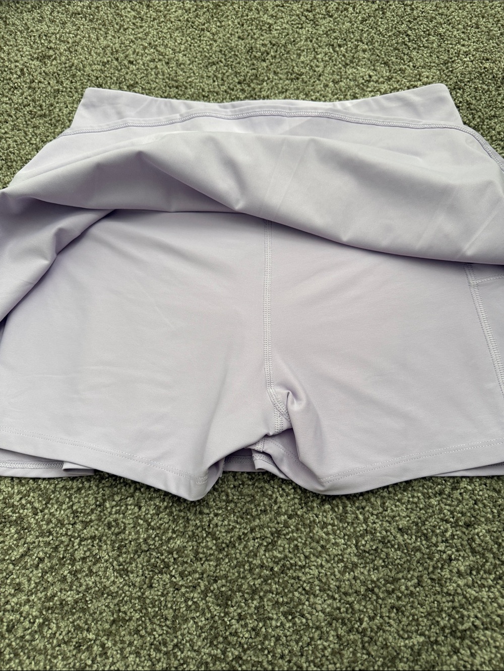 Old Navy Active Light Lavender Tennis Skirt with Built-In Shorts - Picture 3 of 5
